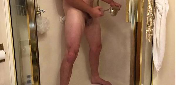  Masturbating in the shower